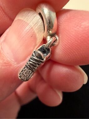 Pandora Retired Running Shoe Dangle Charm